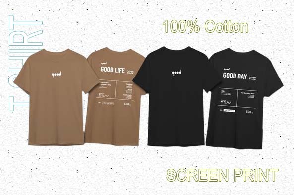 custom 100% cotton t-shirt